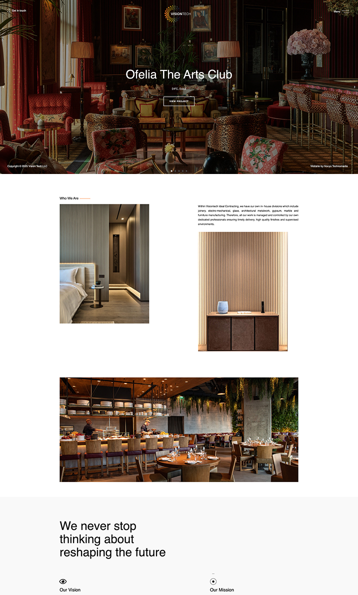 Portfolio Website - Interior Design