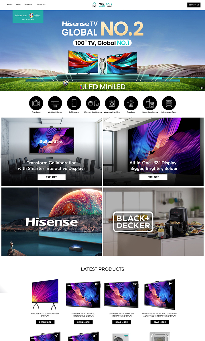 E-Commerce Website - Home Appliances